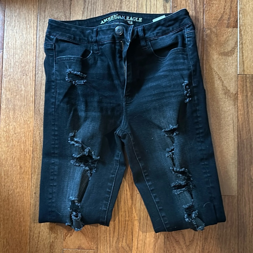 American Eagle high rise skinny stretch jeans